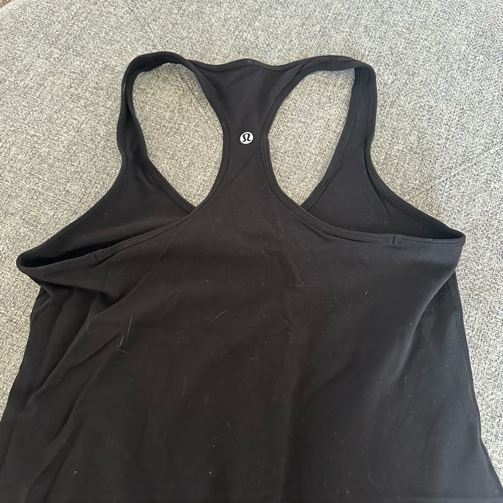 Black Racerback Tank Top - Picture 2 of 2